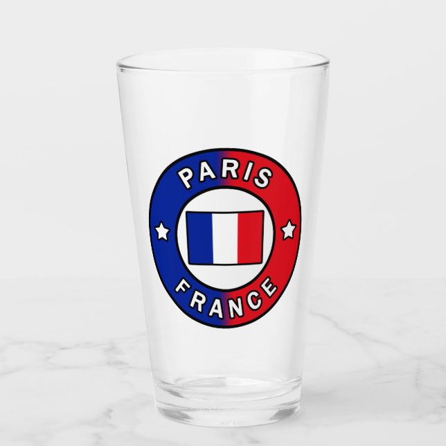 Paris Frankreich Glas (Vorderseite)