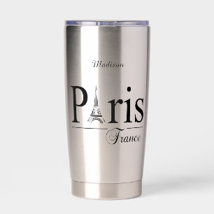 Paris-Frankreich-individuelle Name Thermobecher