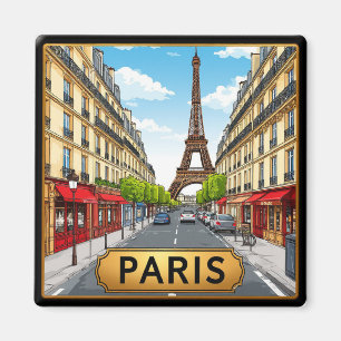 🧲 Paris Frankreich Lieblingsreise-Erinnerung Ande Magnet
