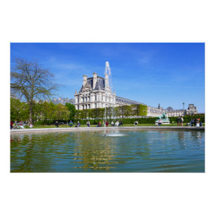 Paris. Frankreich. Lovre. Poster