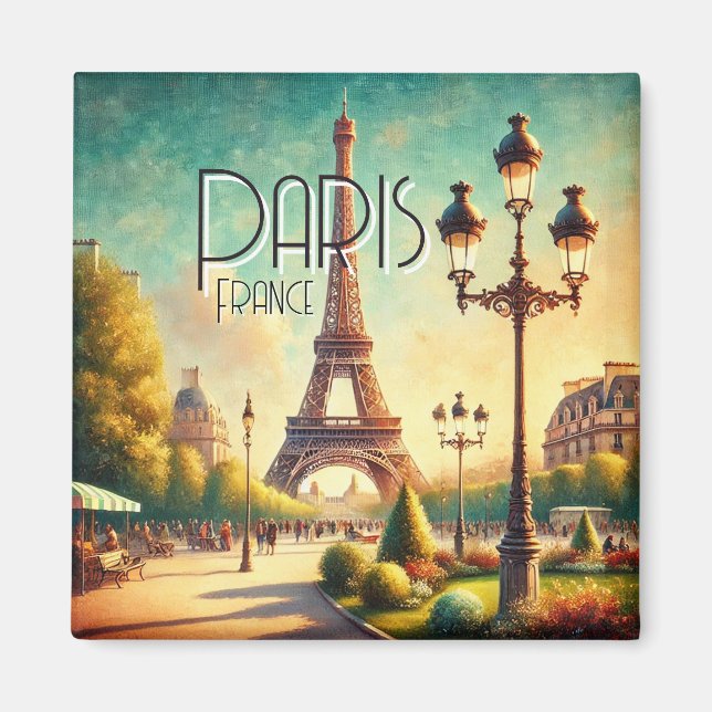 Paris, Frankreich Magnet (Vorne)