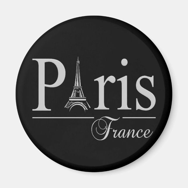 Paris-Frankreich-Magnet Magnet (Vorne)