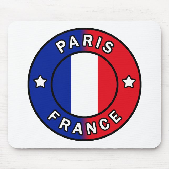 Paris Frankreich Mousepad (Vorne)