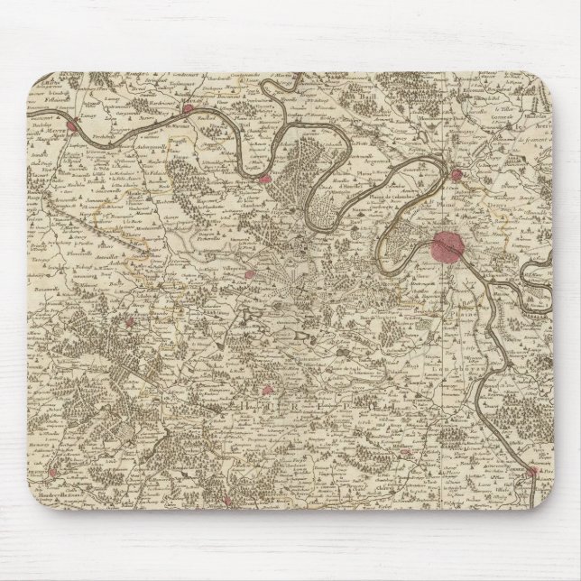 Paris Frankreich Mousepad (Vorne)