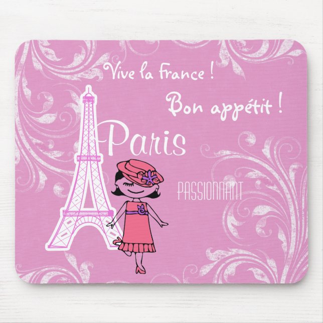 Paris Frankreich Mousepads (Vorne)