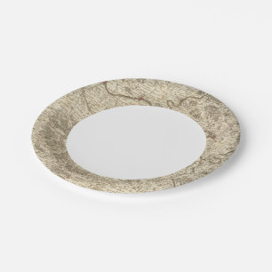 Paris Frankreich Pappteller