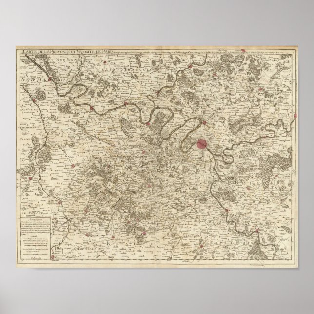 Paris Frankreich Poster (Vorne)