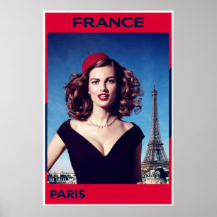 Paris, Frankreich Poster