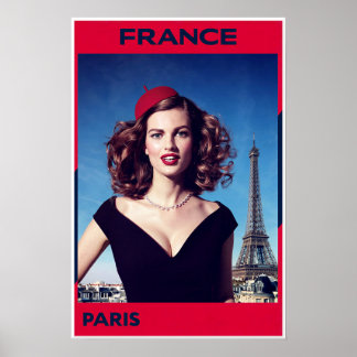 Paris, Frankreich Poster