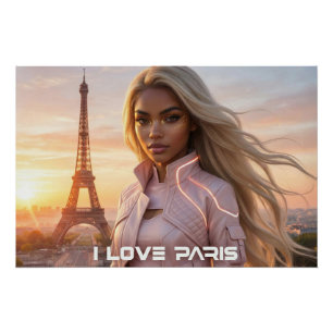 PARIS - FRANKREICH POSTER