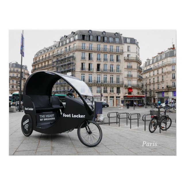 Paris. Frankreich. Poster (Vorderseite)