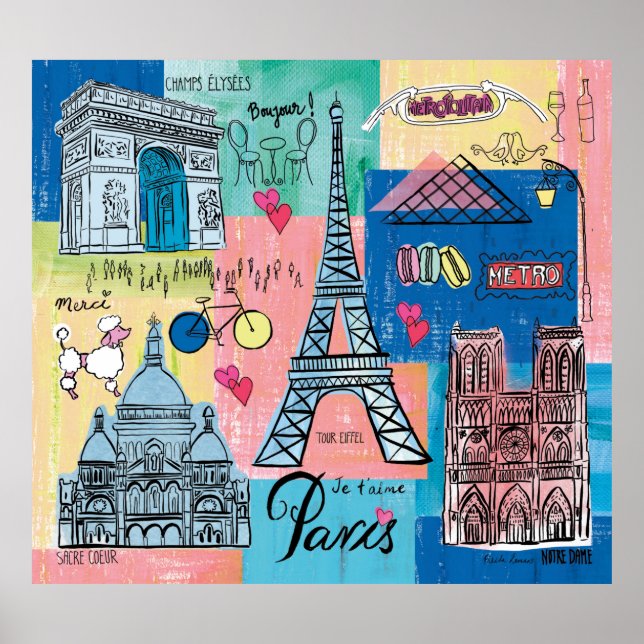 Paris, Frankreich Poster (Vorne)