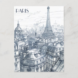 Paris Frankreich Postkarte