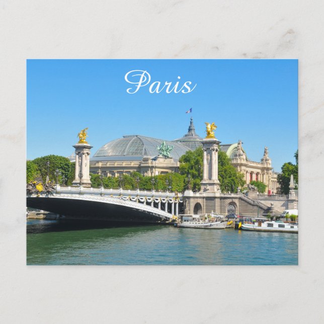 Paris, Frankreich Postkarte (Vorderseite)