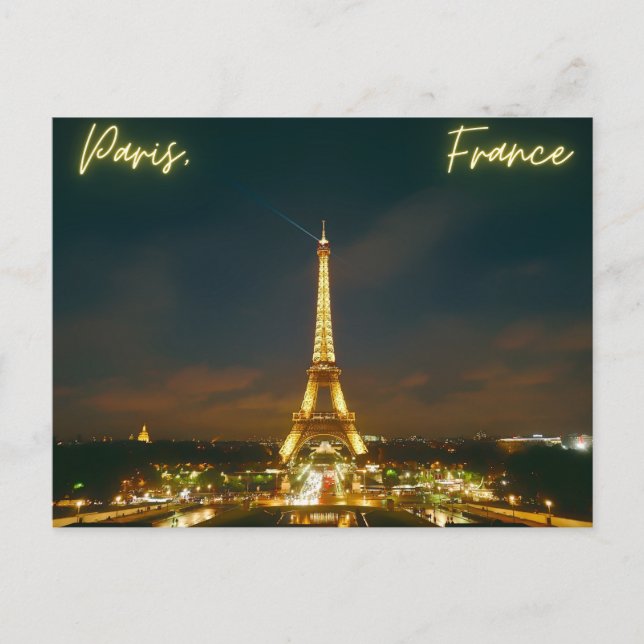 Paris, Frankreich Postkarte (Vorderseite)