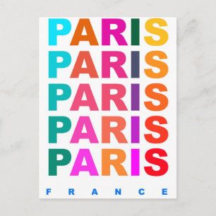 Paris Frankreich Postkarte