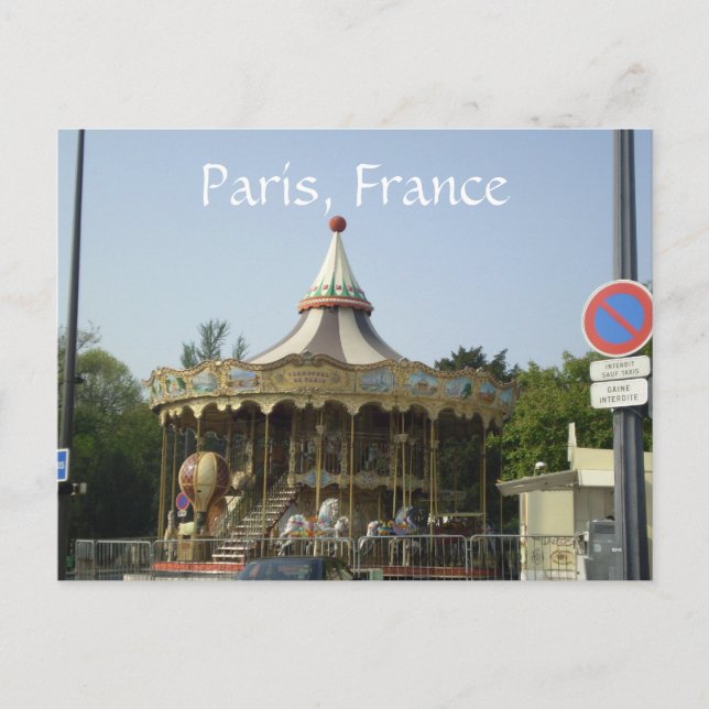 Paris, Frankreich Postkarte (Vorderseite)