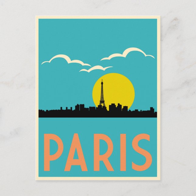 Paris, Frankreich Postkarte (Vorderseite)