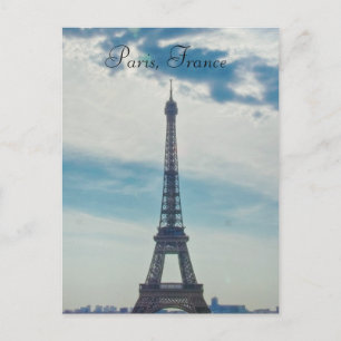 Paris, Frankreich - Postkarte des Eiffelturms