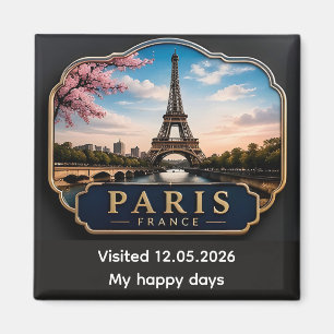 🧲 Paris Frankreich Reise Andenken Urlaubserinneru Magnet