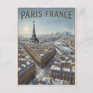 Paris Frankreich Reise  Postkarte