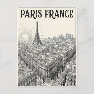 Paris Frankreich Reise  Postkarte