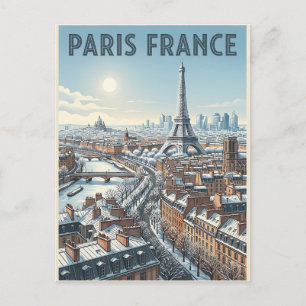 Paris Frankreich Reise Postkarte