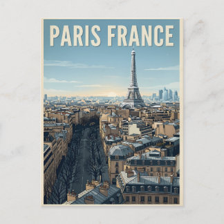 Paris Frankreich Reise  Postkarte