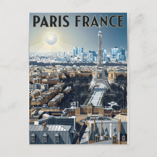 Paris Frankreich Reise Postkarte