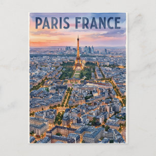 Paris Frankreich Reise  Postkarte