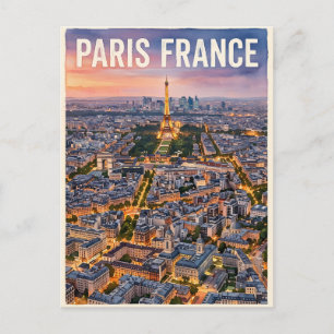 Paris Frankreich Reise Postkarte