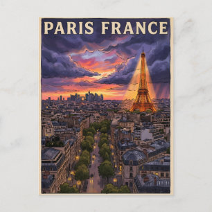 Paris Frankreich Reise Postkarte