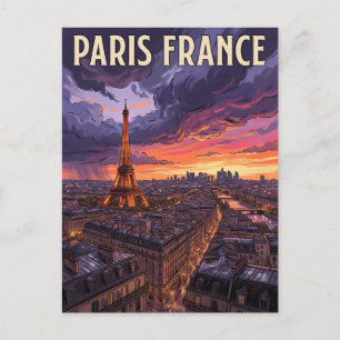 Paris Frankreich Reise Postkarte
