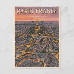 Paris Frankreich Reise  Postkarte