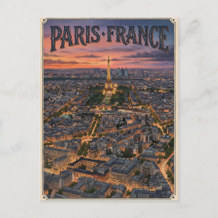 Paris Frankreich Reise  Postkarte