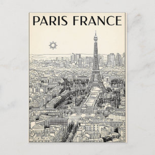 Paris Frankreich Reise Postkarte