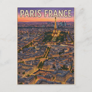 Paris Frankreich Reise  Postkarte