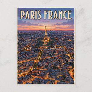 Paris Frankreich Reise  Postkarte