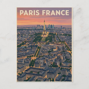 Paris Frankreich Reise  Postkarte