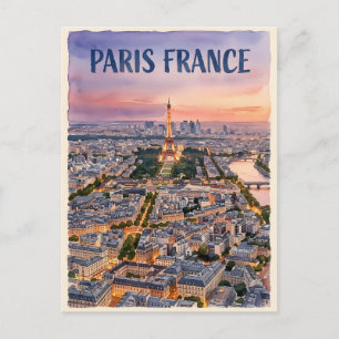 Paris Frankreich Reise Postkarte