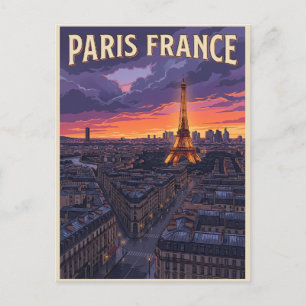 Paris Frankreich Reise Postkarte