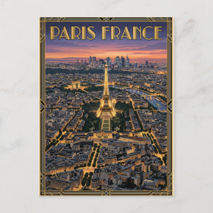 Paris Frankreich Reise Postkarte