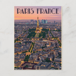 Paris Frankreich Reise Postkarte