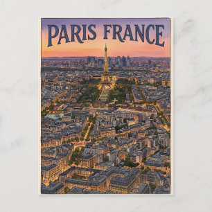 Paris Frankreich Reise Postkarte