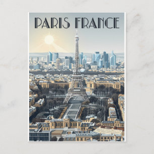 Paris Frankreich Reise Postkarte