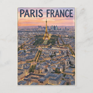 Paris Frankreich Reise Postkarte