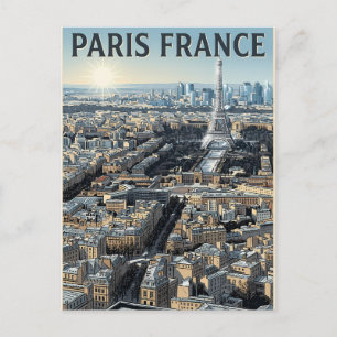 Paris Frankreich Reise Postkarte