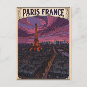 Paris Frankreich Reise Postkarte