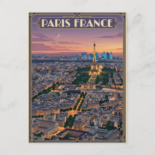 Paris Frankreich Reise Postkarte