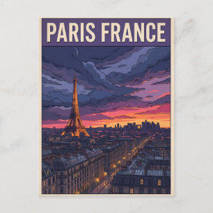 Paris Frankreich Reise Postkarte